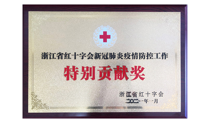 浙江省红十字会授予星空在线手机版(大中国区)“新冠疫情防控特别贡献奖”